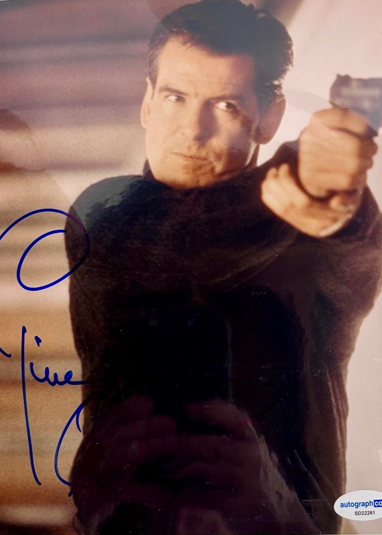 Pierce Brosnan Signed 8x10 Photo (James Bond) - ACOA